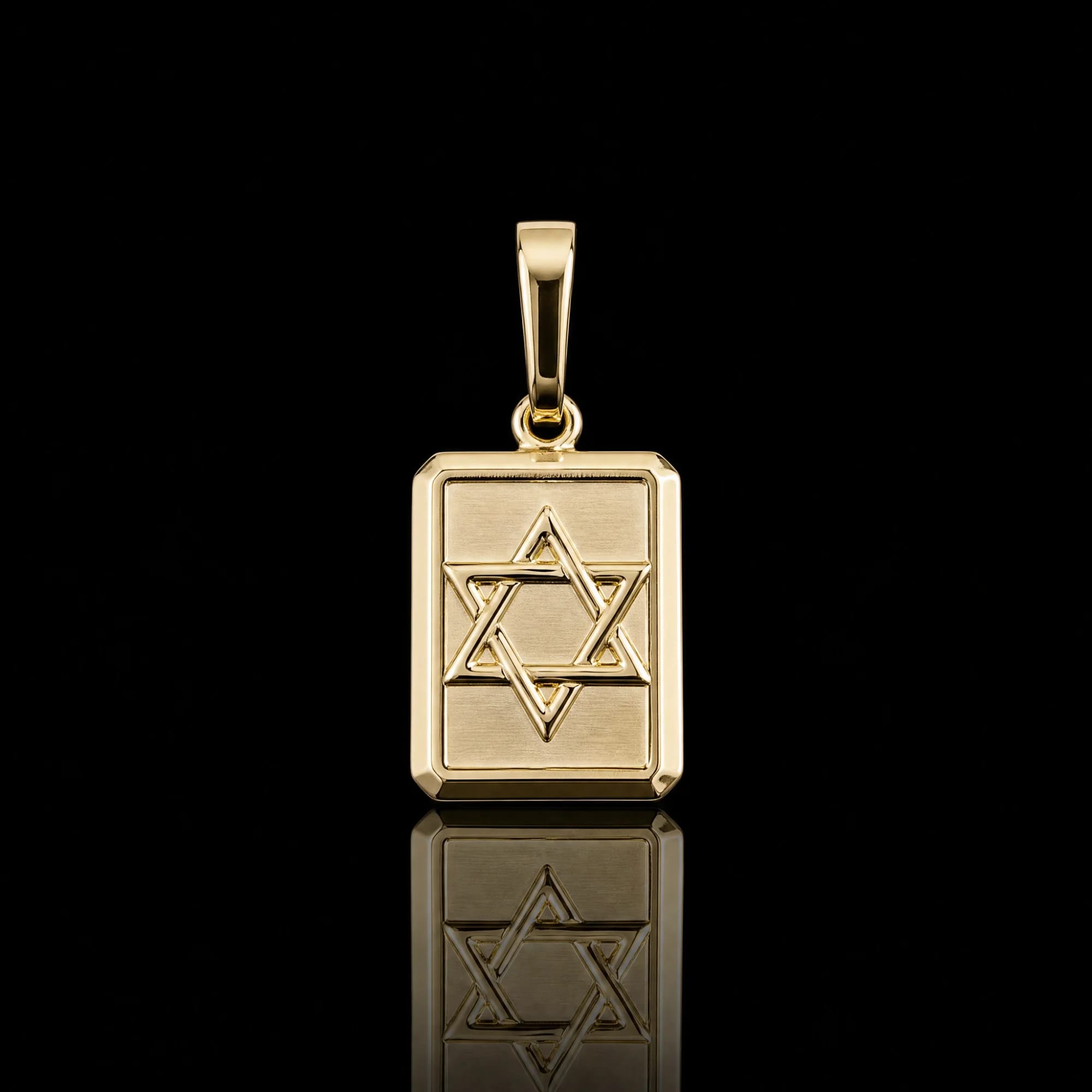 Pingente Estrela de Davi Quadrada