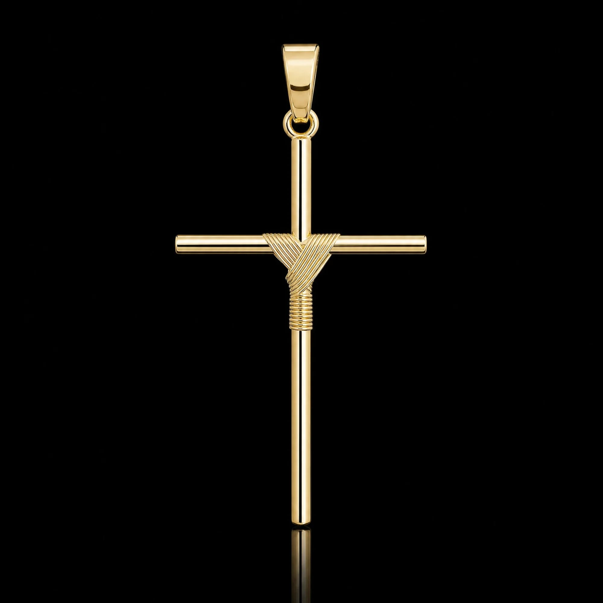 Pingente Crucifixo Amarrado G