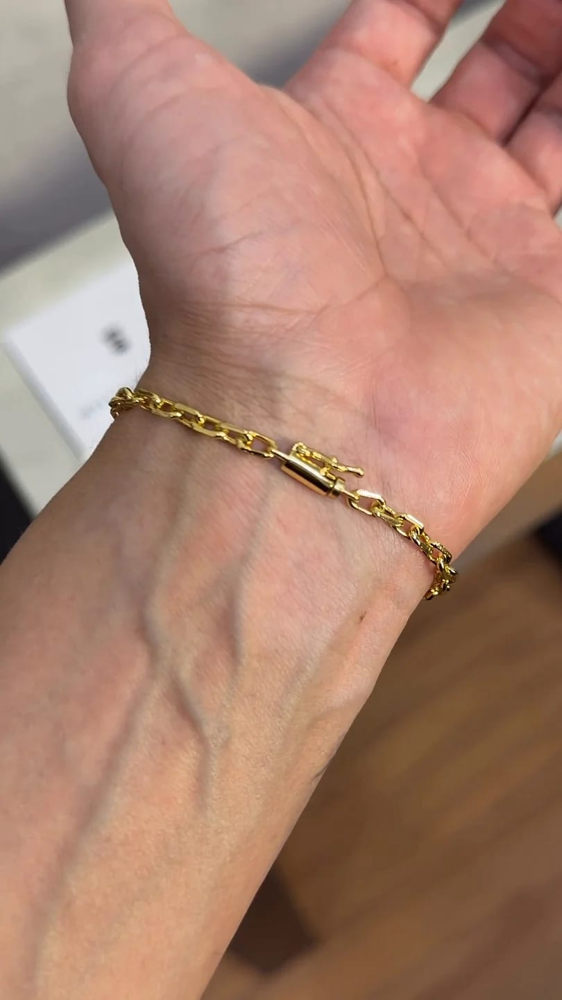 Pulseira Cadeado 4mm