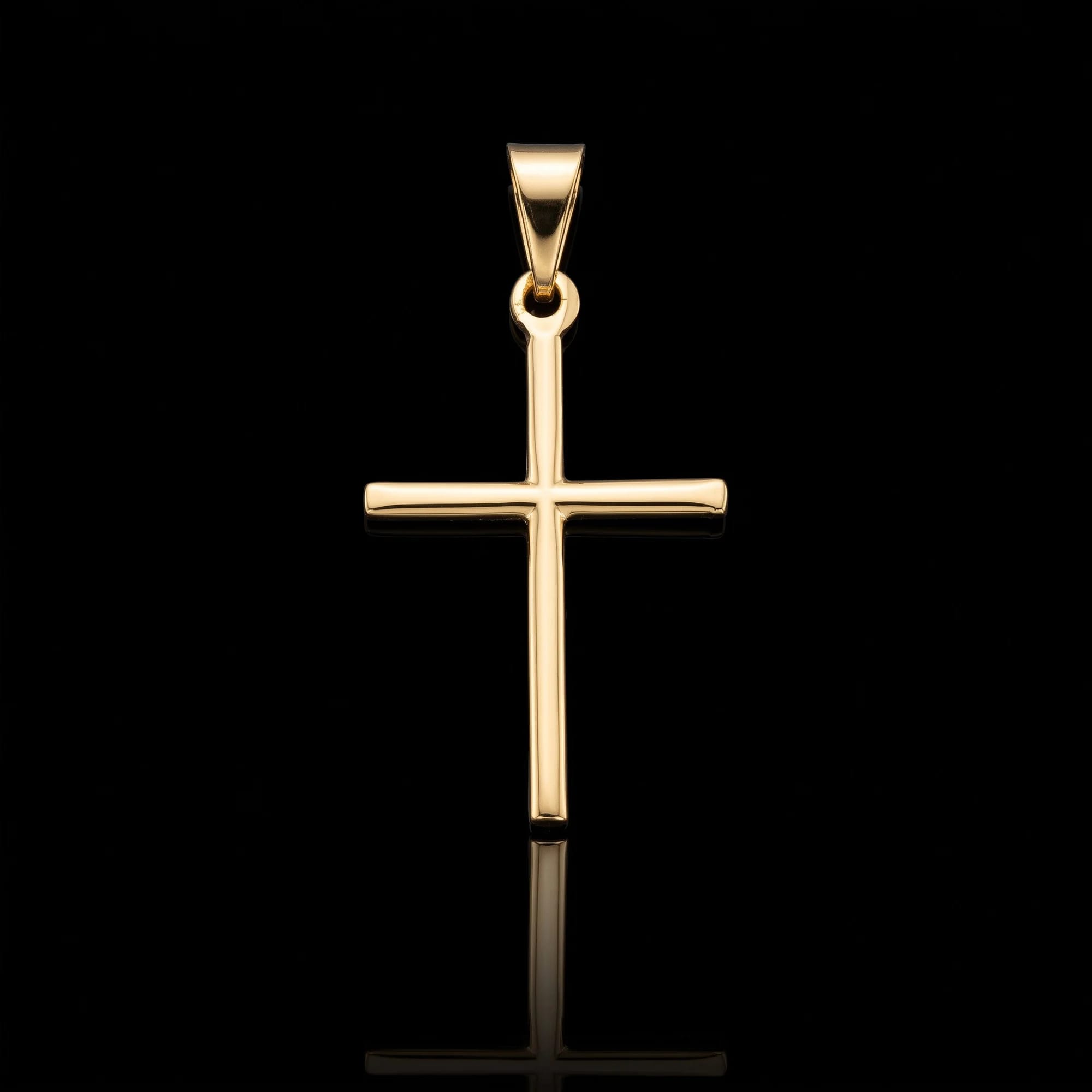 Pingente Crucifixo Palito Liso P