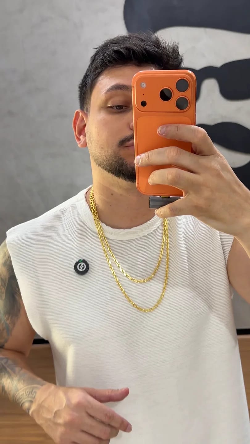 Corrente Cadeado 5mm + Crucifixo Pai Nosso com Cristo G