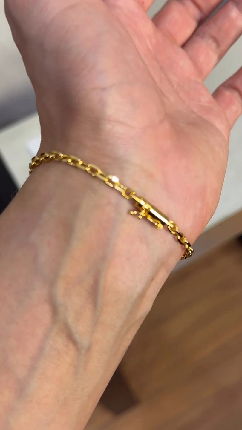 Corrente e Pulseira Cadeado 3,5mm
