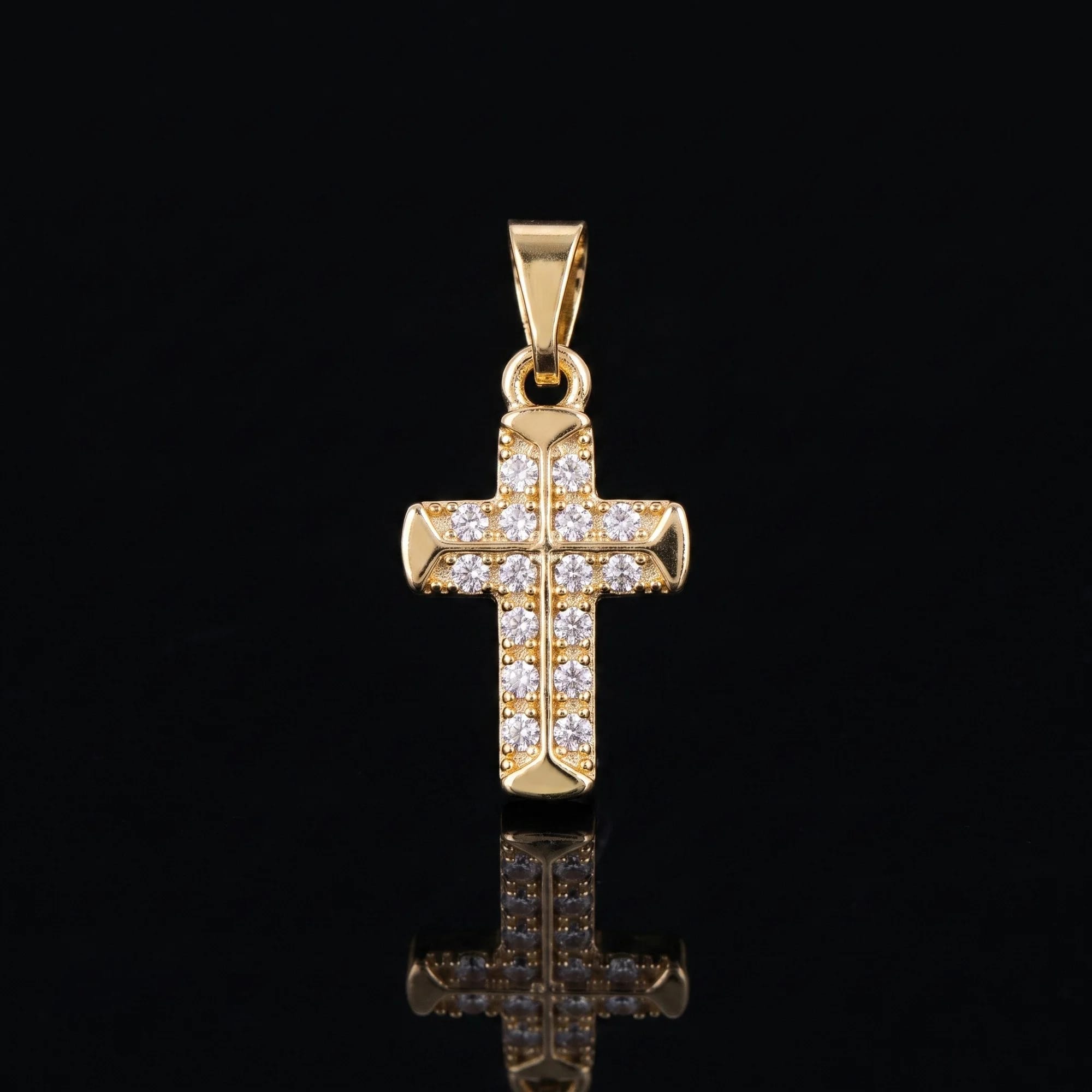 Pingente Crucifixo Cravejado PP