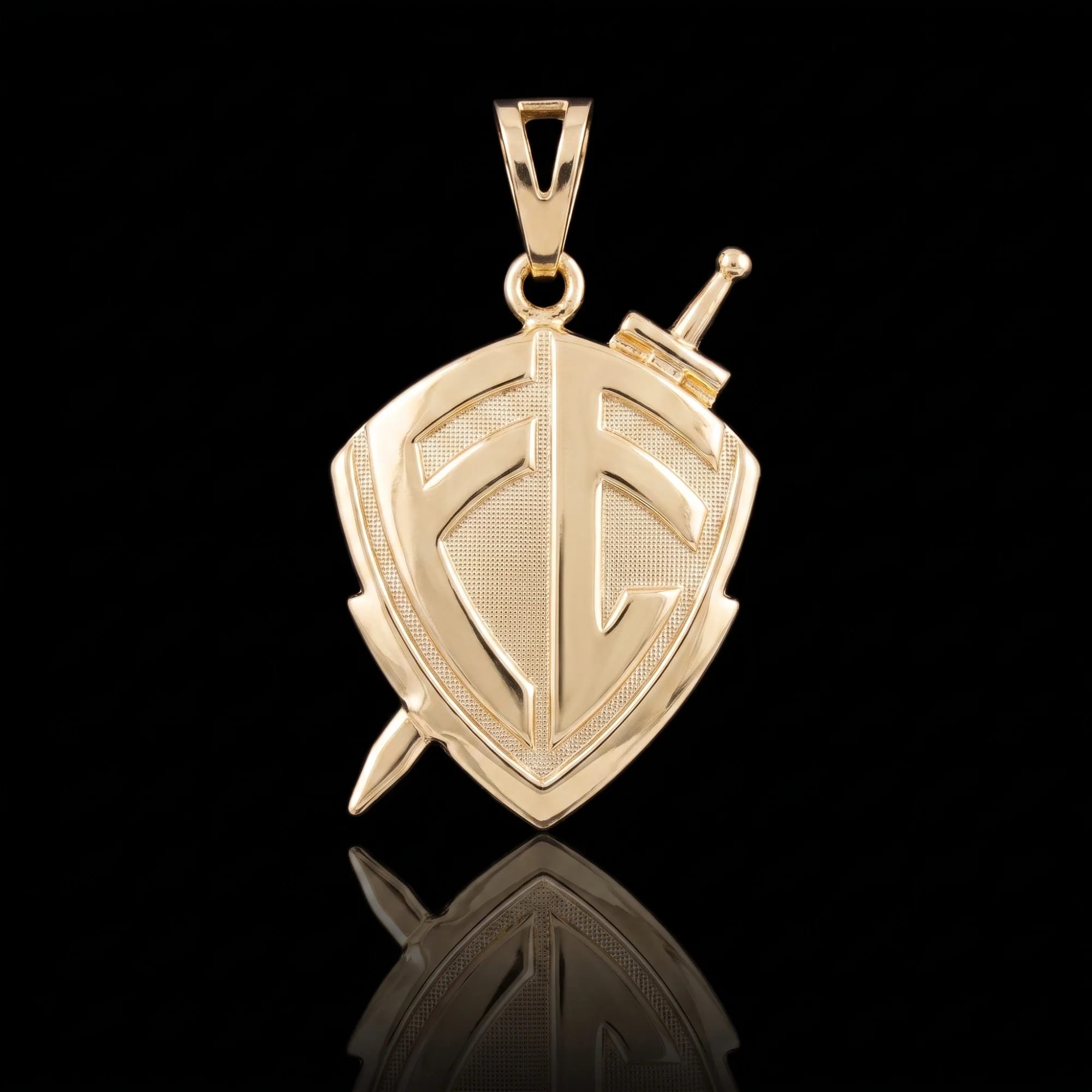 Pingente Escudo da Fé G