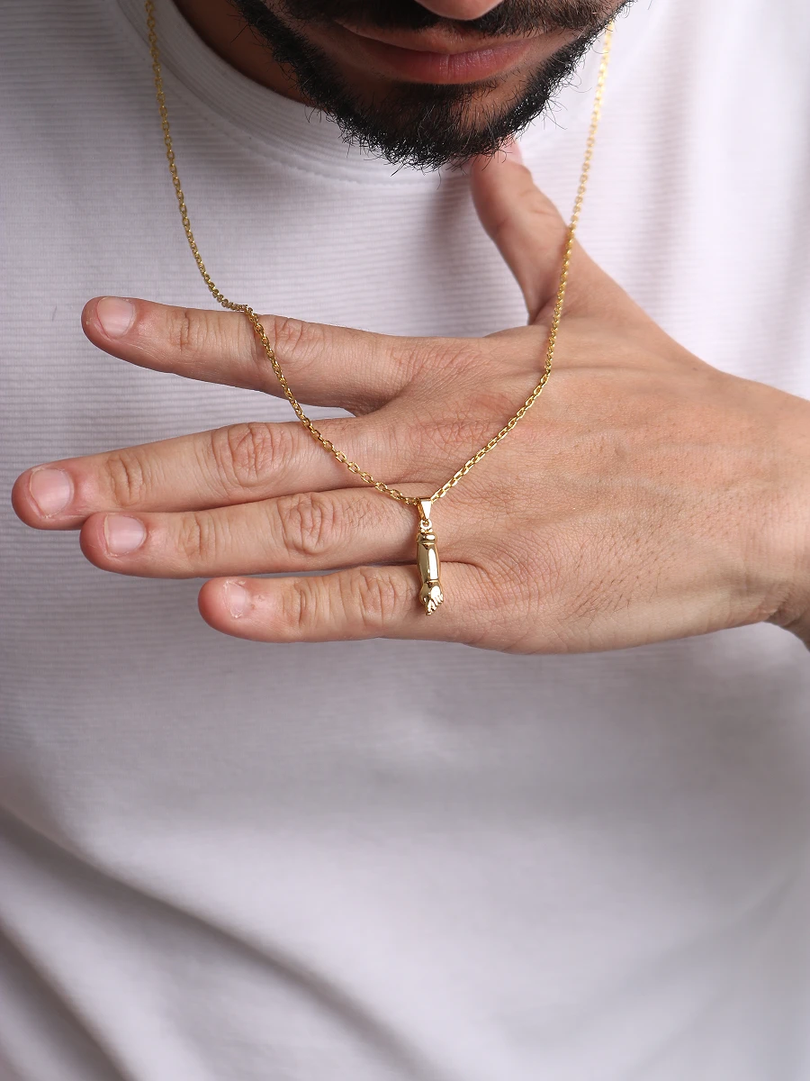 Corrente Cadeado 2mm 10,3g + Figa 0,8g 2x0,5