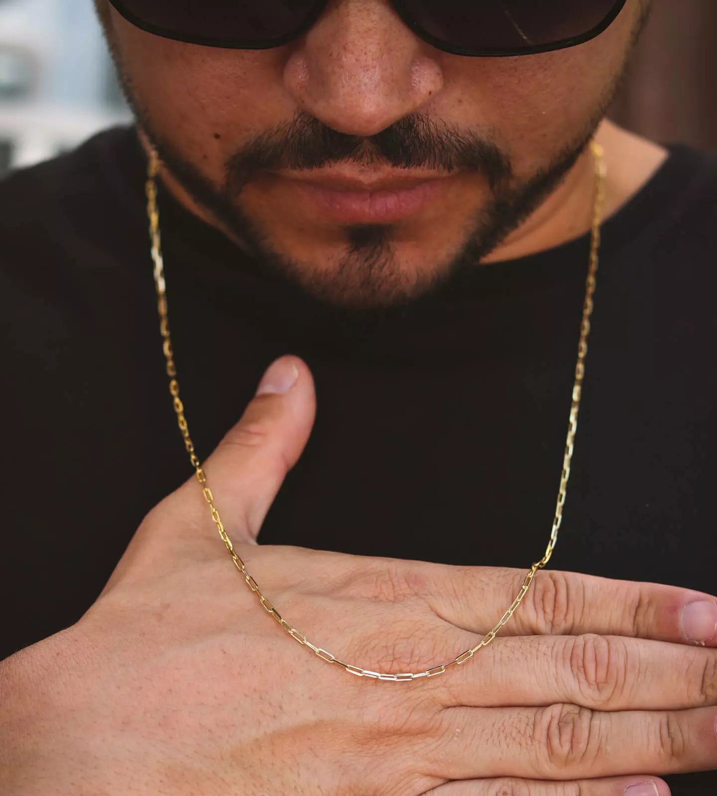 Corrente Cadeado Alongado 3mm Fecho Bomba