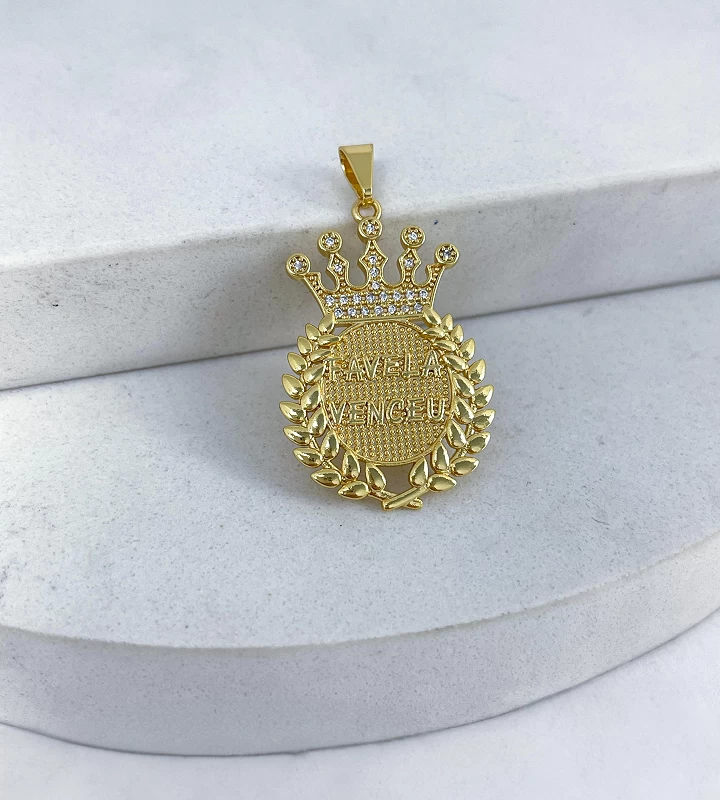 Pingente Favela Venceu 4,3g 3,6x2,5cm