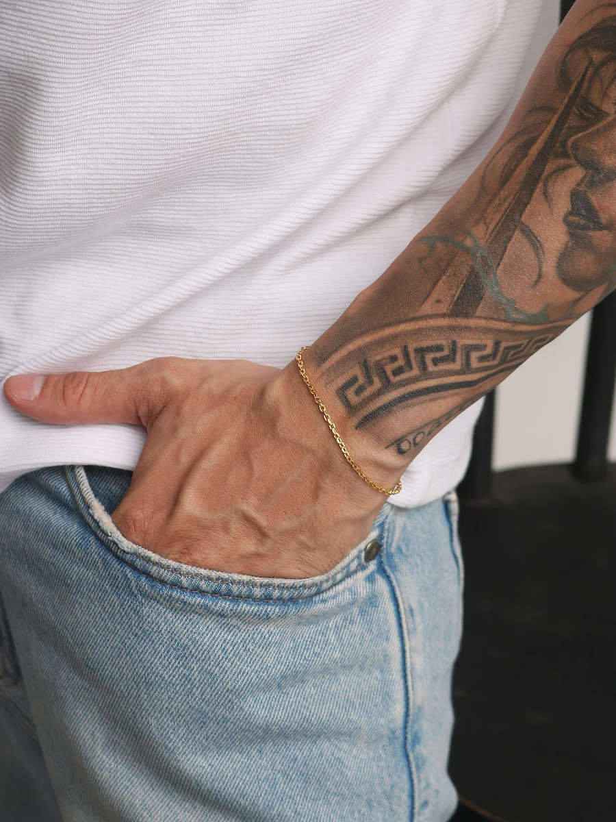 Pulseira Cadeado 2mm Fecho Bomba 3,4g