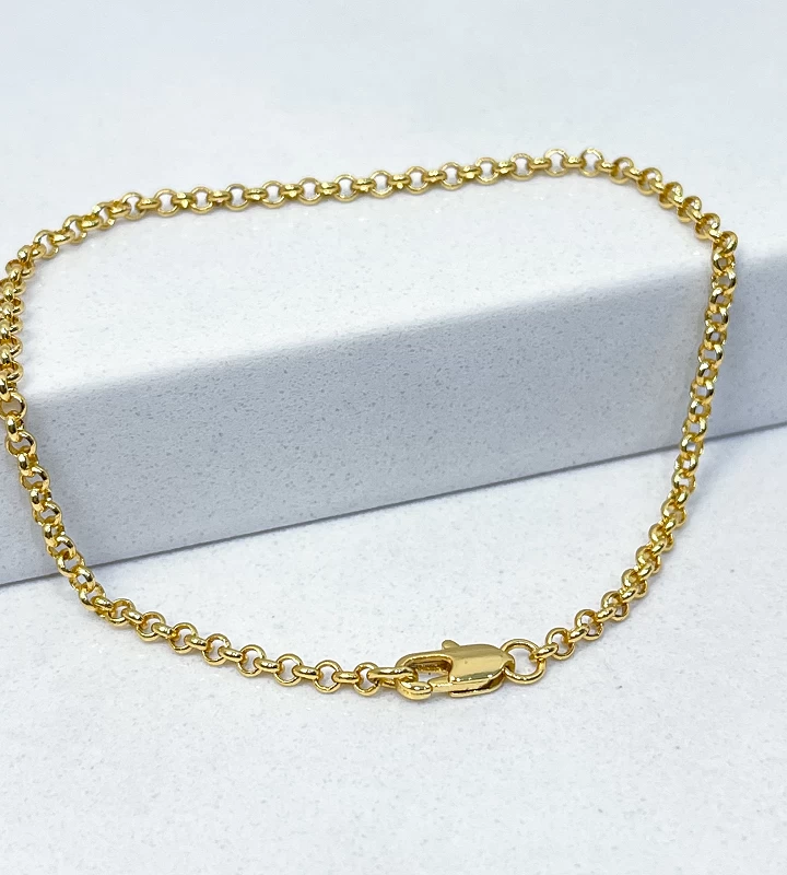 Pulseira Elo Português Fecho Italiano 6.6g