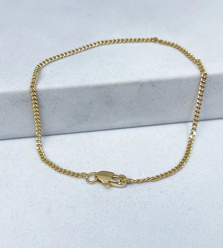 Pulseira Grumet 2mm Fecho Italiano  1,2g