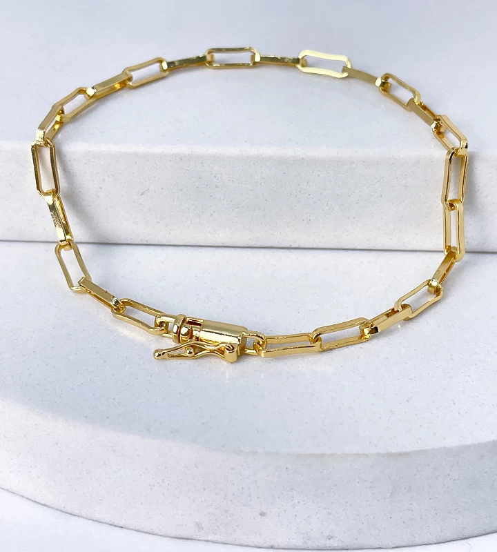 Pulseira Tijolinho 3,5mm Fecho Bomba